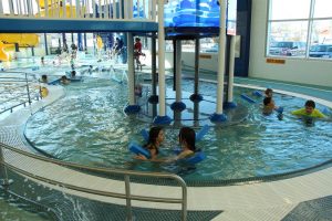 Kids Enjoy Swimming in the Lazy River at The HUB Recreation Center in Marion Illinois