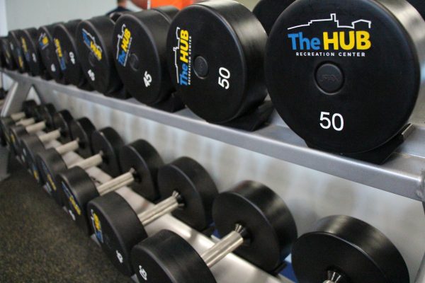 Free Weights at The HUB Recreation Center in Marion Illinois