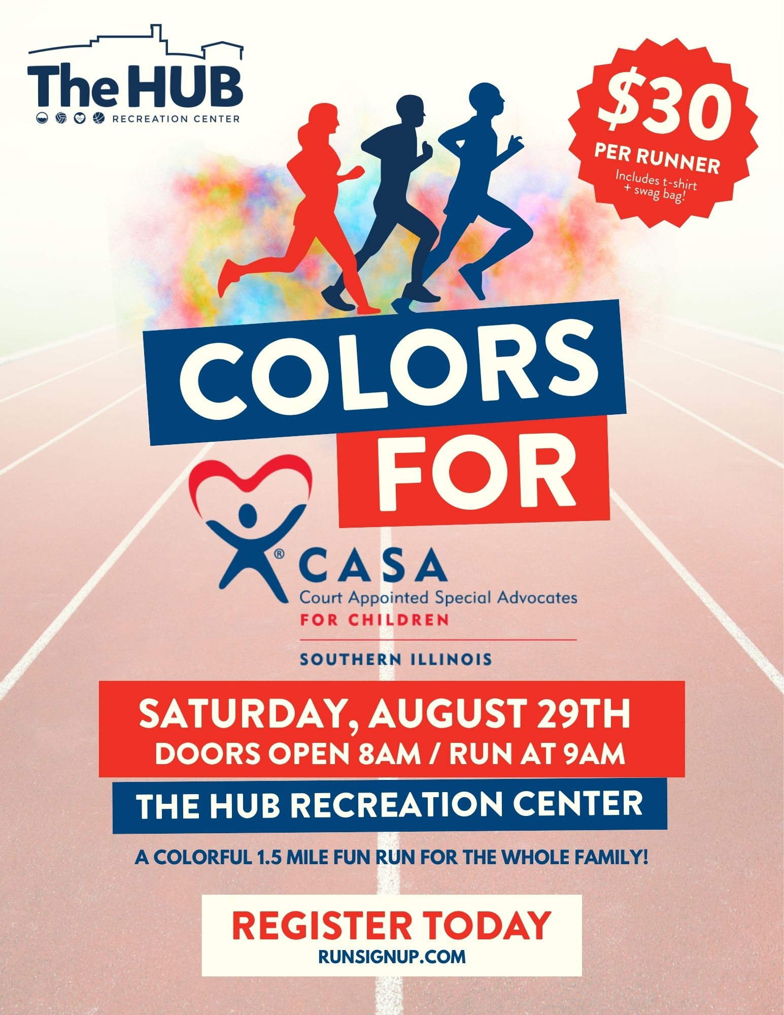 Morning at The HUB Recreation Center in Marion Illinois